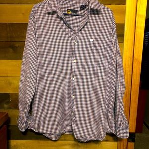 Nautica Long Sleeve Plaid Button Up